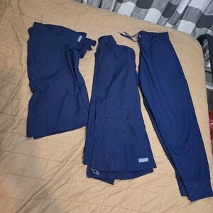 Navy medium medium couture scrub set